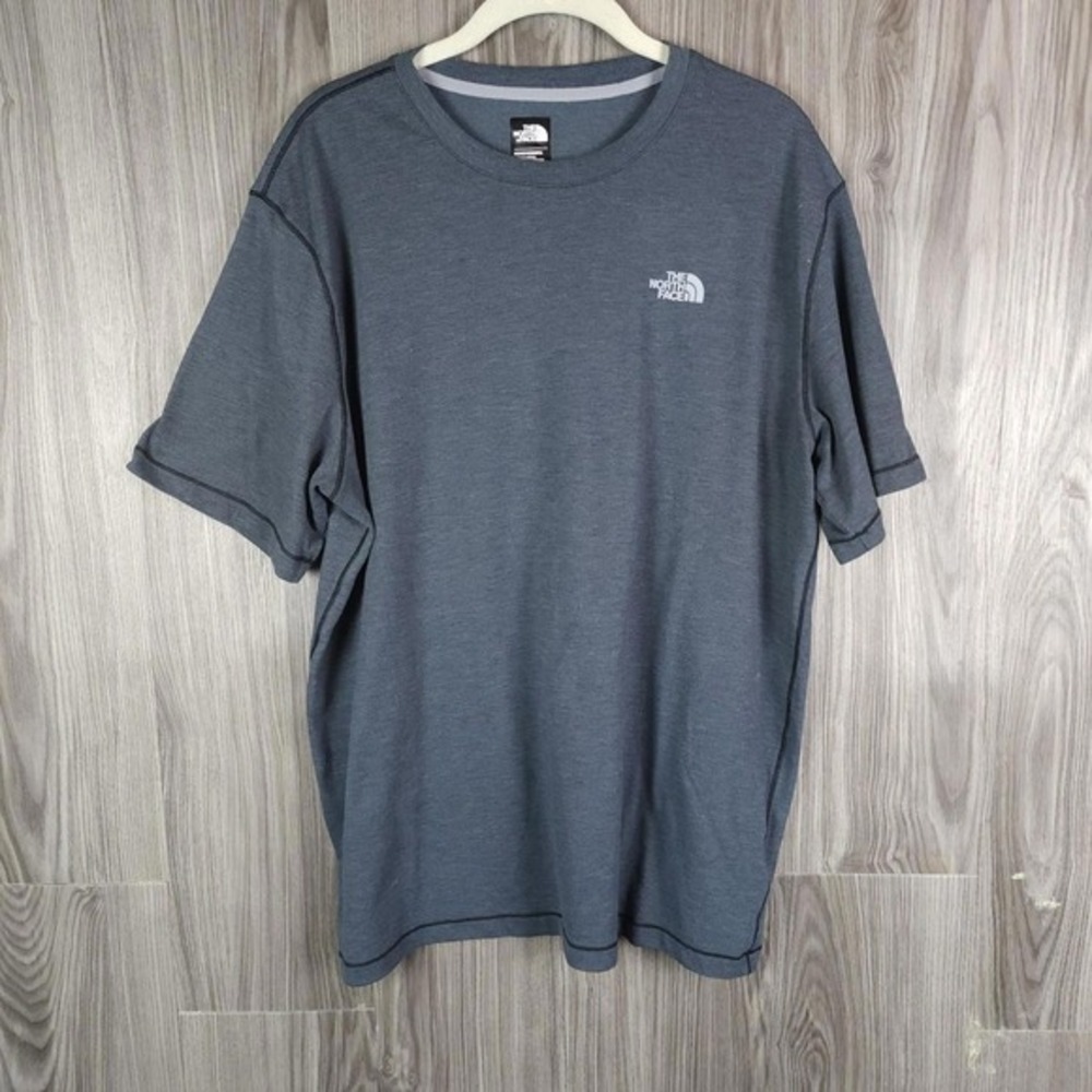 The North Face Flash Dry Graphic Logo Men's Grey Tshirt